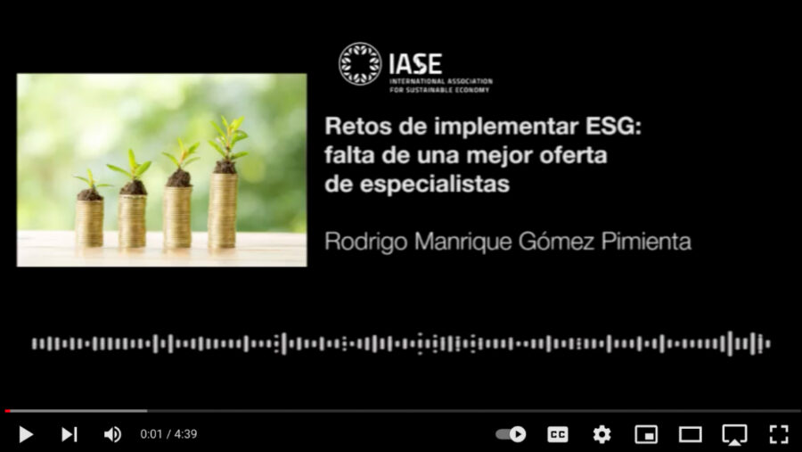 Retos de implementar ESG: falta de una mejor oferta de especialistas